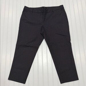LIZ CLAIBORNE CAREER EMMA CLASSIC BLACK WHITE DRESS PANTS SIZE 18